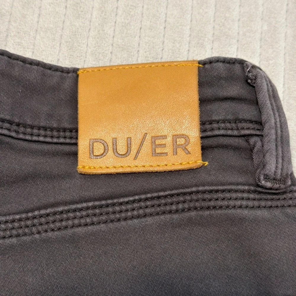 DU/ER N2X Relaxed Taper Jeans Mens 30x30 Gray Performance Stretch